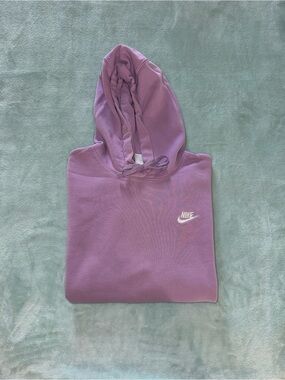 Nike Women’s Sportswear Club Fleece Pullover Purple Hoodie Size Large
